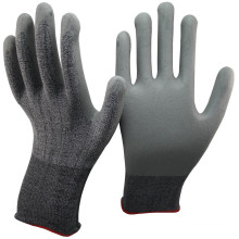 NMSAFETY Nitril Schnittschutzhandschuhe beschichtet grau Micro-Foam Liner Handarbeitshandschuh en388
